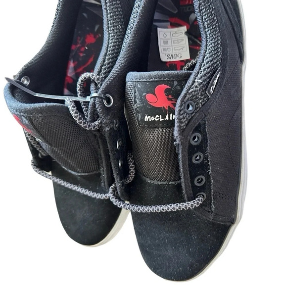 NWOT McClain Boys Canvas Low Top Skater Sneakers Size 5 - Picture 8 of 9